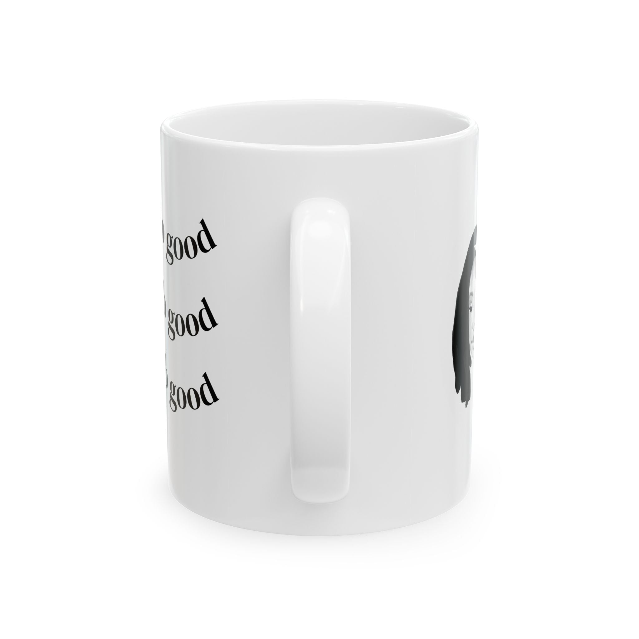 Mayah Made It Ceramic Mug — Motivational Coffee Cup with Illustrated Portrait