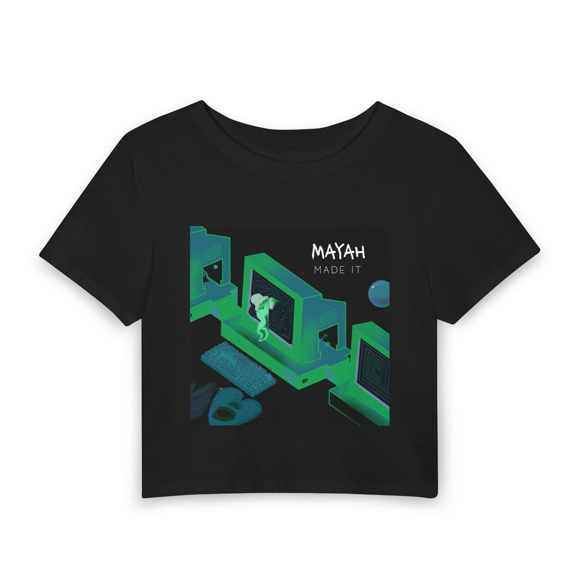 Retro Game Crop Tee